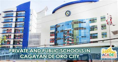 schools in cagayan de oro|Private and Public Schools in Cagayan de Oro.